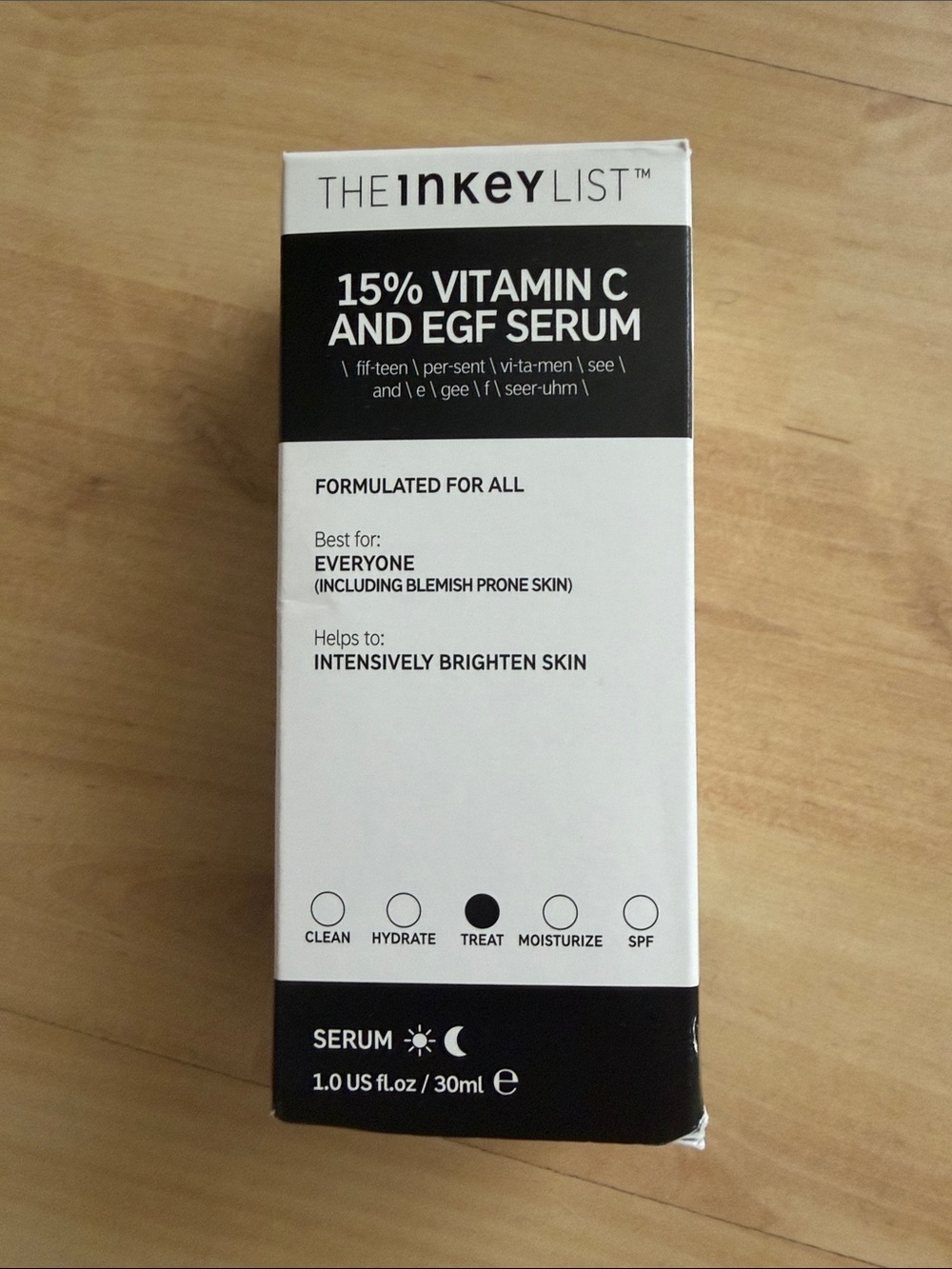 The INKEY List 15% Vitamin C and EGF Serum 1 Fl Oz